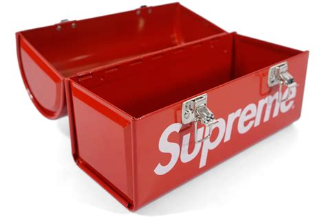 Supreme Metal Lunch Box Red 